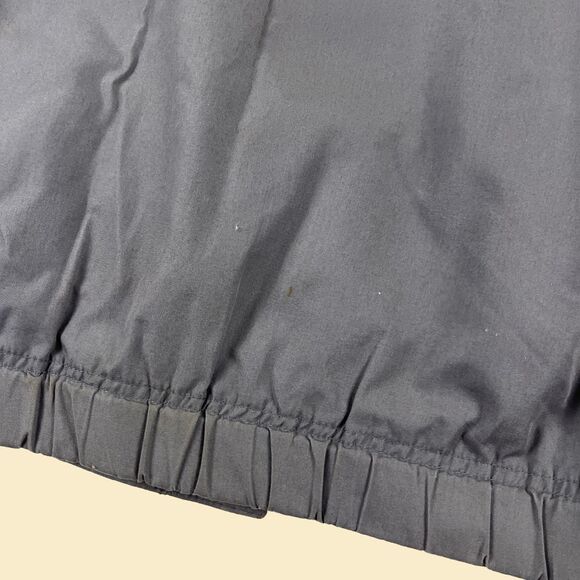 1970s size M bomber windbreaker jacket by West Coast Ways, vintage grey jacket - Picture 7 of 10